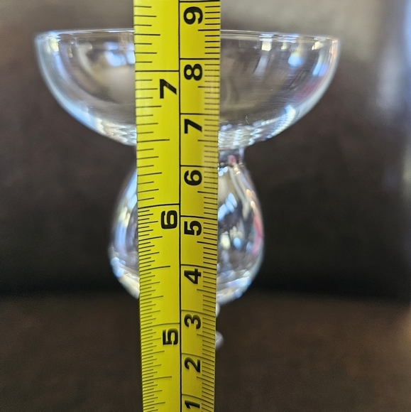 Florida‎ by Schott-Zwiesel 7" Single Light Candlestick Blown Glass Vintage - Picture 5 of 9